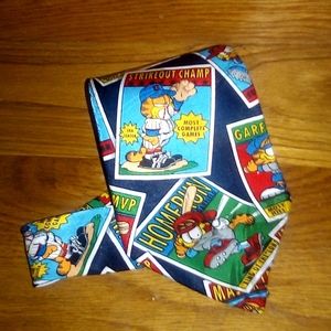 Vintage Paws Addiction Garfield Baseball necktie